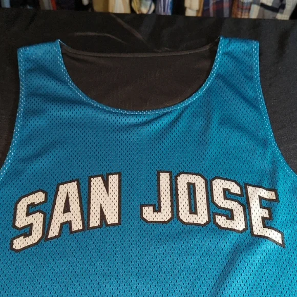 Men's Authentic Jersey - Black and White SAN JOSE !!!! - Picture 3 of 10